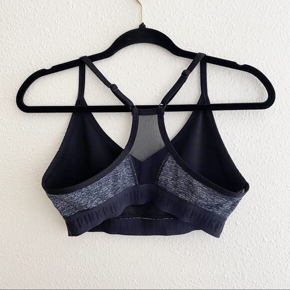 PINK Victoria's Secret Unlined Racerback Mesh Back Sports Bra - Picture 6 of 6